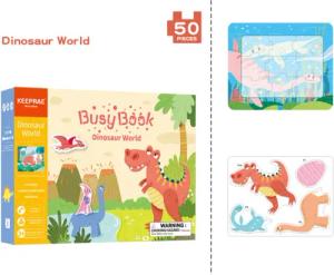White Fox Studio Lernspielzeug Montessori Beschäftigungsbuch,