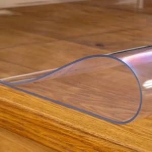 laro Tischdecke Tischfolie Tischdecke Durchsichtig Transparent