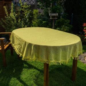 laro Tischdecke Gartentischdecke Wetterfest Rutschfest Oval