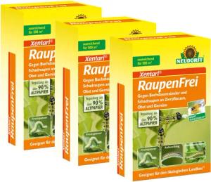 Neudorff Insektenspray Raupenfrei XenTari 3x 25