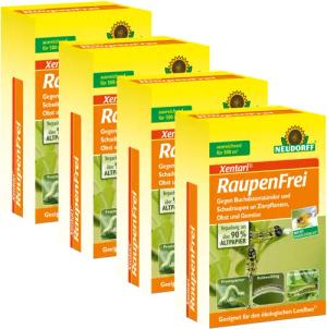 Neudorff Insektenspray Raupenfrei XenTari 4x 25