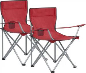 SONGMICS Campingstuhl, Klappstühle, 2er Set,bis 120