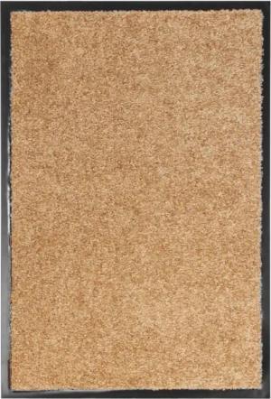 vidaXL Fußmatte Fußmatte Waschbar Creme 40x60