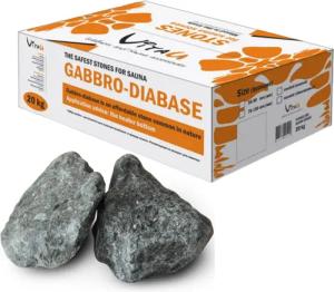 Dufte Momente Saunasteine Gabbro Diabas, (Karton,