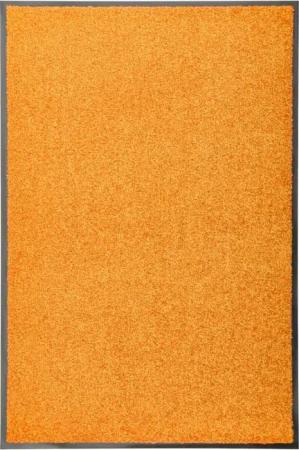 vidaXL Fußmatte Fußmatte Waschbar Orange 60x90