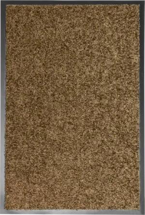 vidaXL Fußmatte Fußmatte Waschbar Braun 40x60