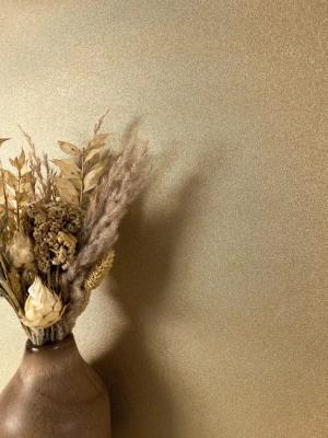 Newroom Vliestapete, Gold Tapete Modern Unifarbe