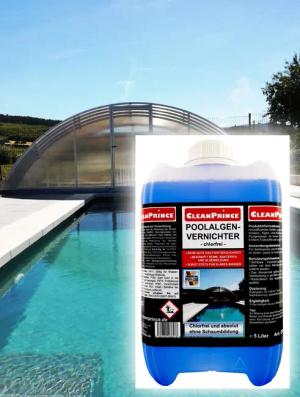 CleanPrince Poolpflege Pool-Algen-Vernichter 5 Liter (chlorfrei)