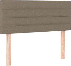 vidaXL Kopfteil LED Kopfteil Taupe 80x5x78/88