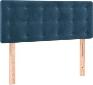 vidaXL Kopfteil Kopfteil Dunkelblau 80x5x78/88 cm