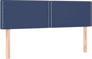 vidaXL Kopfteil Kopfteile 2 Stk. Blau