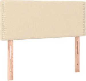 vidaXL Kopfteil Kopfteil Creme 80x5x78/88 cm