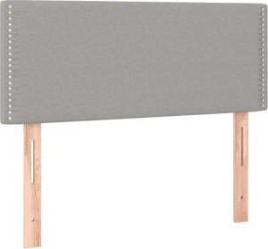vidaXL Kopfteil Kopfteil Hellgrau 80x5x78/88 cm
