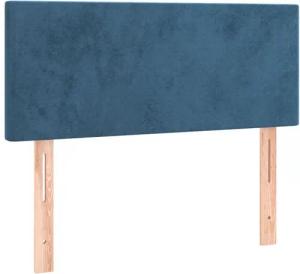 vidaXL Kopfteil Kopfteil Dunkelblau 80x5x78/88 cm