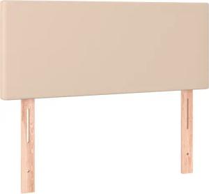 vidaXL Kopfteil LED Kopfteil Cappuccino-Braun 80x5x78/88