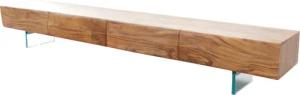 DELIFE Lowboard New, Live-Edge Akazie Natur
