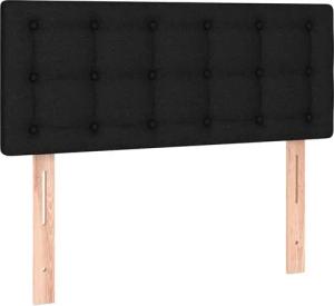 vidaXL Kopfteil LED Kopfteil Schwarz 80x5x78/88