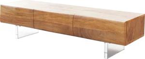 DELIFE Lowboard New, Live-Edge Akazie Natur