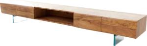 DELIFE Lowboard New, Live-Edge Akazie Natur