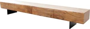 DELIFE Lowboard New, Live-Edge Akazie Natur