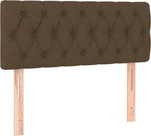 vidaXL Kopfteil Kopfteil Dunkelbraun 90x7x78/88 cm