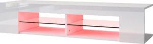 SONNI Lowboard TV Schrank Weiß Hochglanz