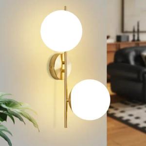 ZMH Wandleuchte Innen Modern Gold Wandlampe