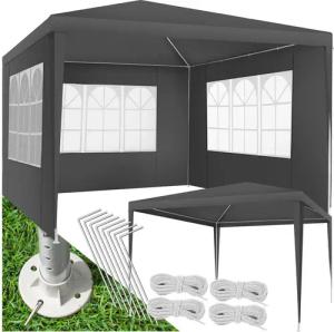 tectake Pavillon Borientalischan, mit 3 Seitenteilen,