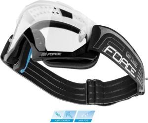 FORCE Fahrradbrille FORCE Downhill Google GRIME schwarz-weiss