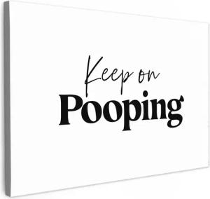 OneMillionCanvasses® Leinwandbild Sprüche - Keep on