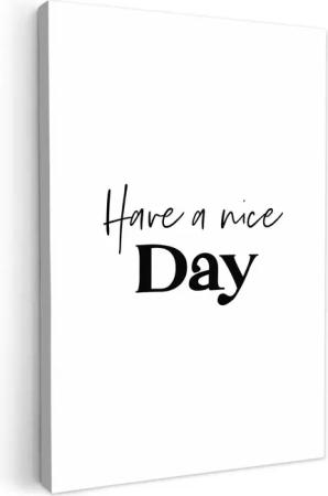 OneMillionCanvasses® Leinwandbild Sprüche - Have a