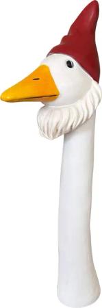 Online-Fuchs Gartenfigur Gänsehals Gartenstecker Gans -
