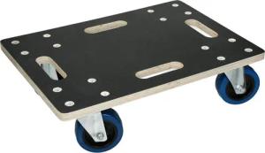 ECD Germany Möbelrolle Transportroller mit Siebdruckplatte,