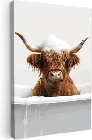 OneMillionCanvasses® Leinwandbild Highlander - Bad -