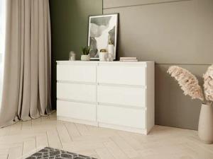Beautysofa Kommode mit sechs Schubladen LOOK,