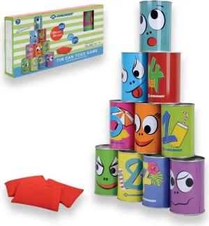 Schildkröt Spiel Dosenwurfspiel, Dosenwerfen Kinder Wurfspiel