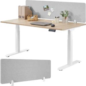 tectake Raumteiler Schreibtisch Trennwand, in 2