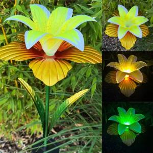 Online-Fuchs Gartenstecker aus Metall - LED