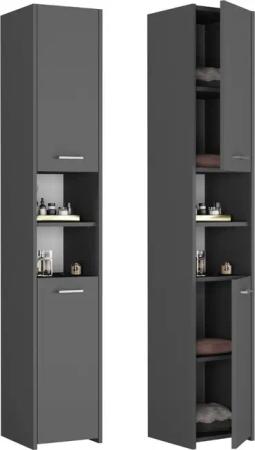 Home Collective Badmöbel-Set Badschrank, Badregal mit