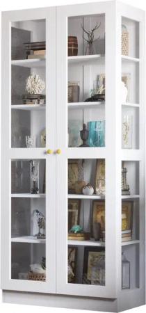 FUFU&GAGA Glasvitrine mit 2 Glastüren und