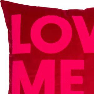 PAD Dekokissen Letters Love me Pink-Red,