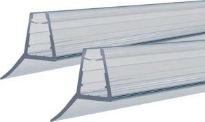 Boromal Duschdichtung 2x100cm Universal Duschdichtung Doppelpack