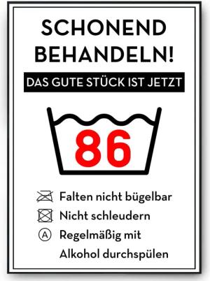 Tigerlino Poster Geburtstag Geschenk Urkunde Lustig