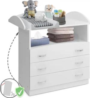Infantastic Wickelkommode Wickelregal Baby Kommode Wickeltisch