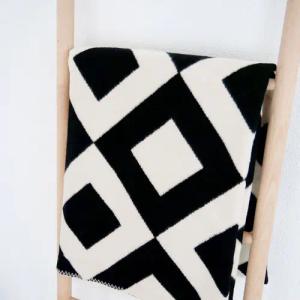 Wohndecke flauschige Kuscheldecke aus weicher Bio-Baumwolle,