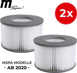 mSpa Pool-Filterkartusche Whirlpool Ersatz Wasserfilter-Kartusche, Zubehör