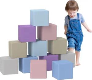 HOMCOM 12er-Set Bausteinset Spielbausteine, (Riesenbausteine, 12