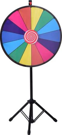 KOMFOTTEU Spiel Glücksrad, Preisrad 64cm mit