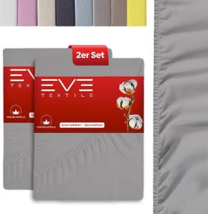 Eve Textile GmbH Spannbettlaken Spannbetttuch Bettlaken