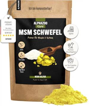 ALPHAZOO Fellpflege MSM Pulver 250g I